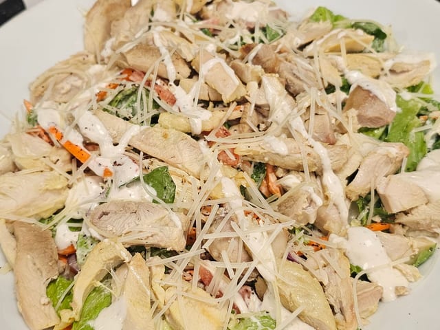 Chicken Caesar Salad.