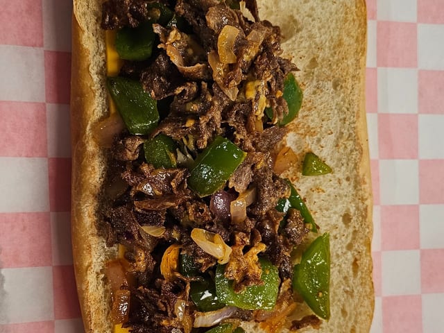 Cheese steak.