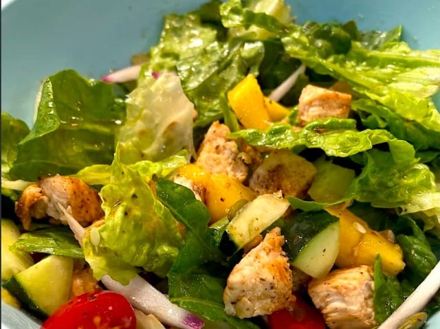 Mango Caesar Salad.