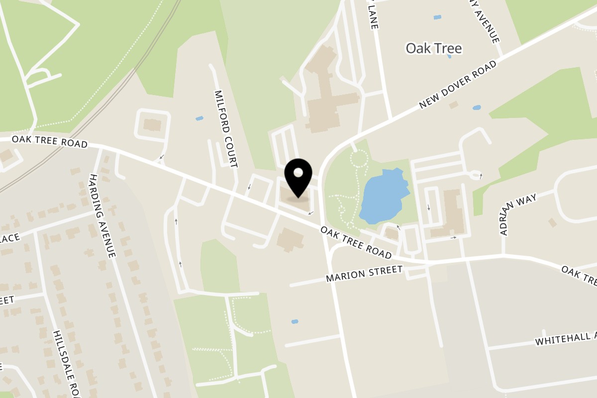 Map showing the location of Masalo Pizzeria on 2090 Oak Tree Rd in Edison